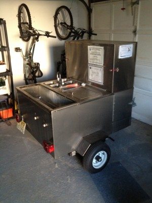 used hot dog cart