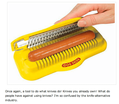 hot dog slicer funny text