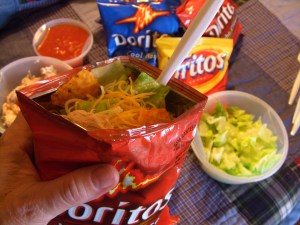 walking taco doritos