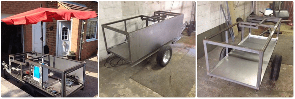 hot dog cart build