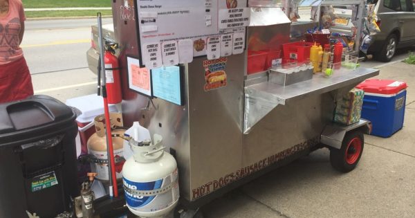 Vendor's First Event - Hot Dog Cart And Catering Business