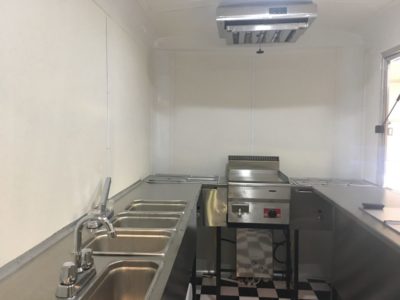 food trailer sinks grill