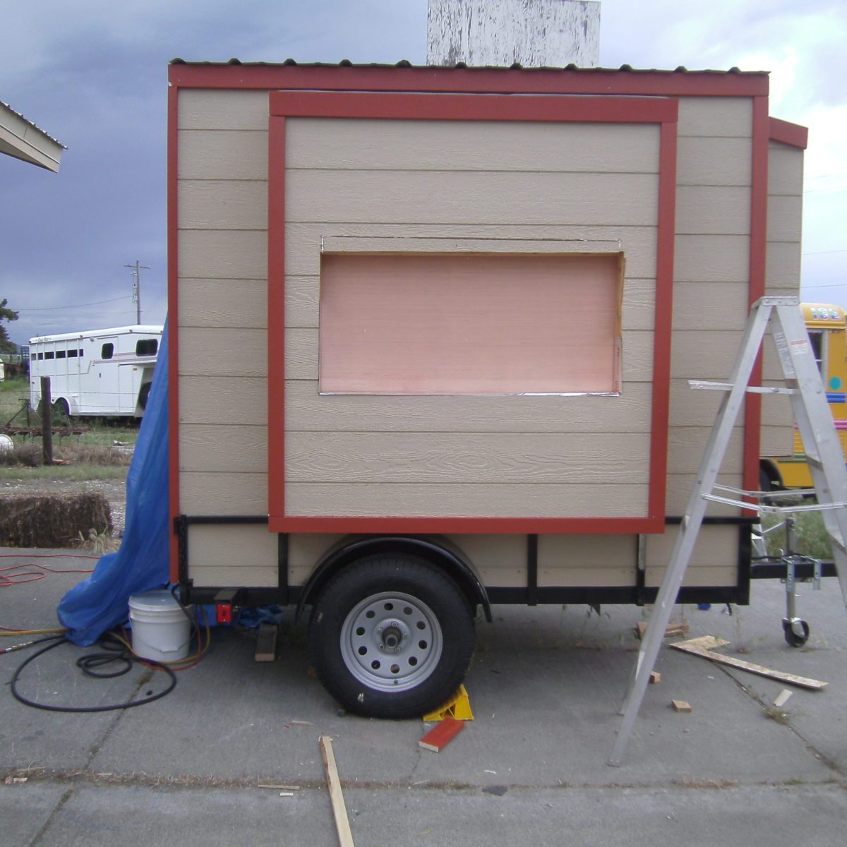 NEW 2023 8X12 ENCLOSED CUSTOM CONCESSION MOBILE KITCHEN FOOD VENDING TRAILER