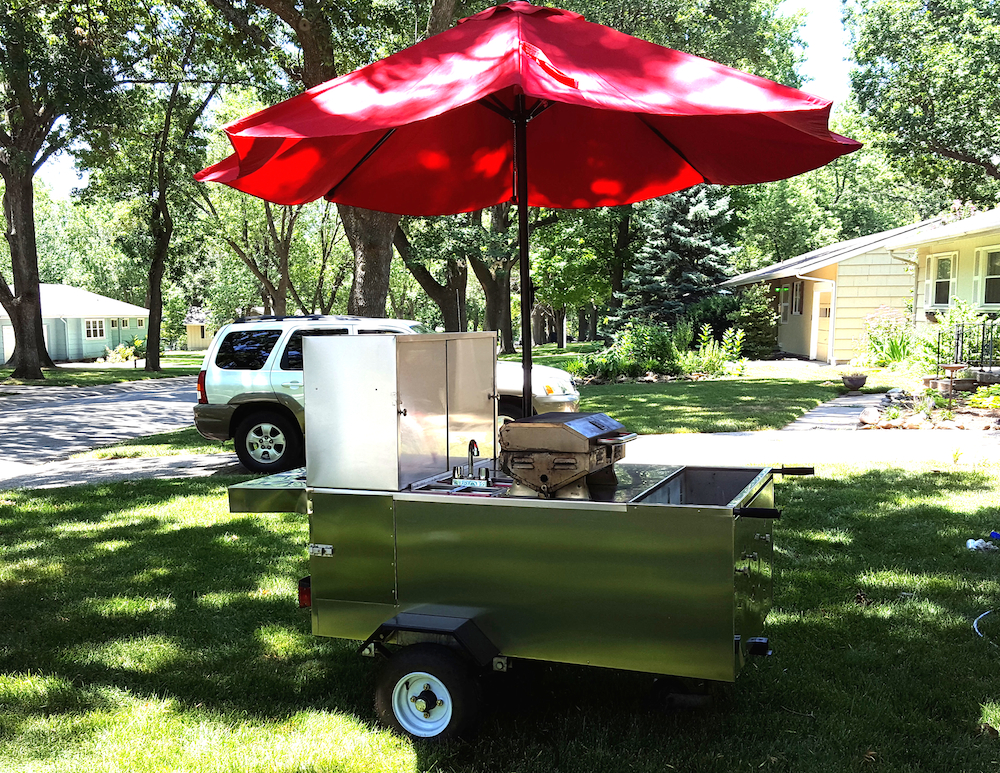 Big Dog Hot dog cart