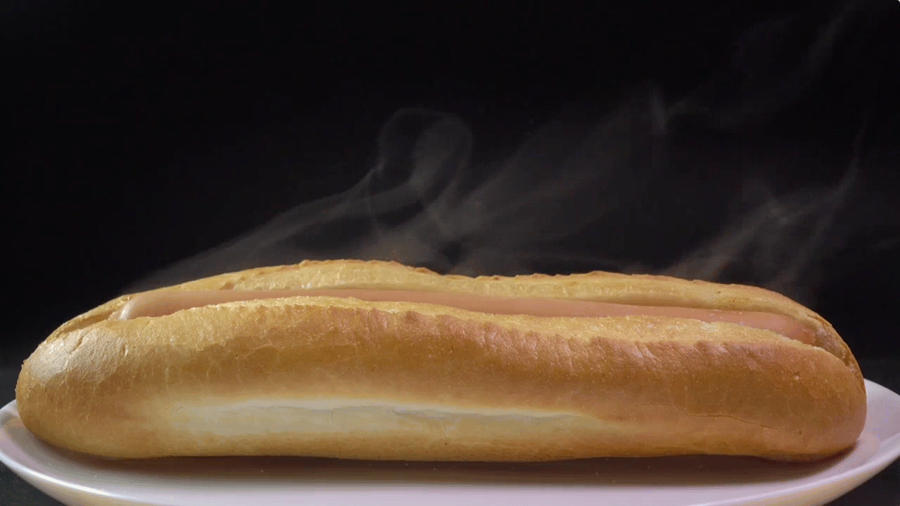 steam hot dog buns
