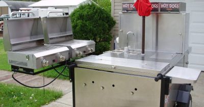 image of dual grills on big dog