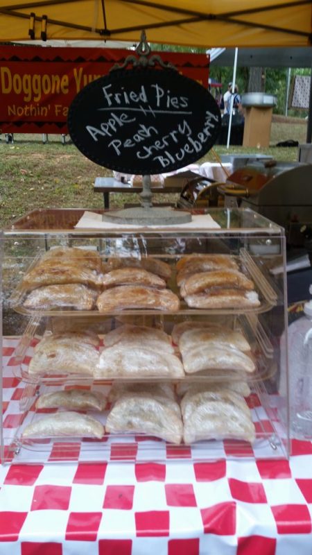 tammi's fried pies on display