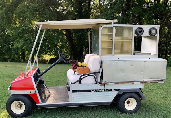 Golf Hot Dog Cart