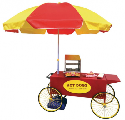 cheap hot dog cart