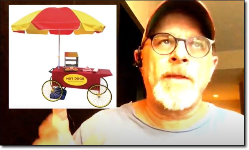 CHEAP Hot Dog Cart