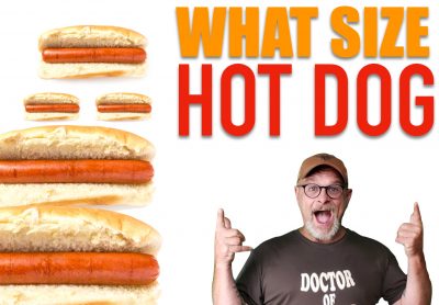 what size hot dogs should I serve