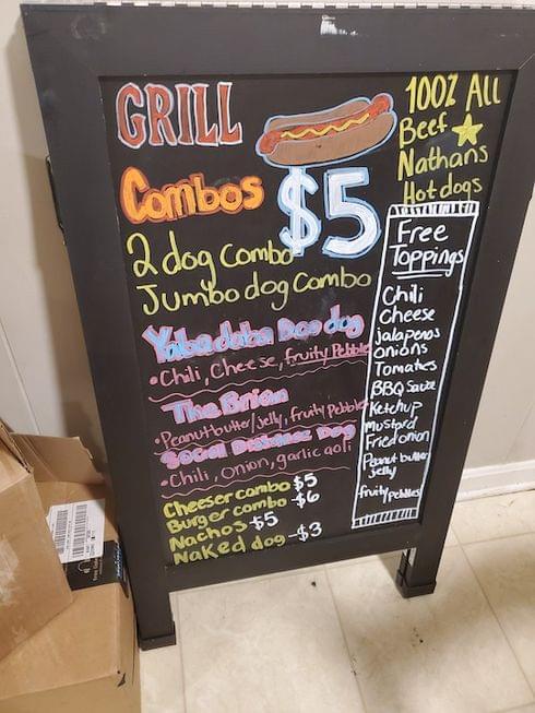 James "Hot Dog Vendor" Menu