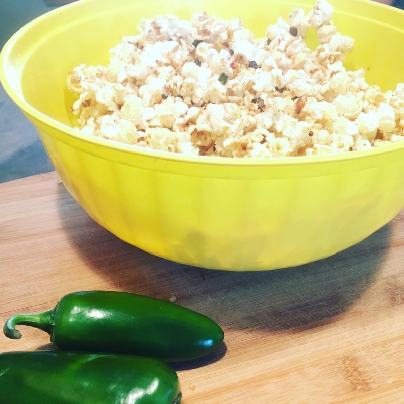 kettle corn mixing bowl