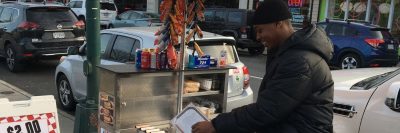 make a living hot dog cart
