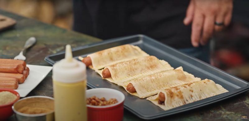 apple pie hot dog