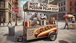 Possum Pecan Soup On A Hot Dog Cart
