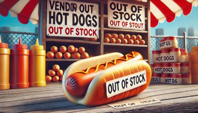 Vendors Running Out Of Hot Dogs