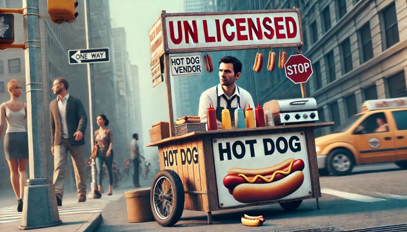 Hot Dog Vending Using Donation Only - No License