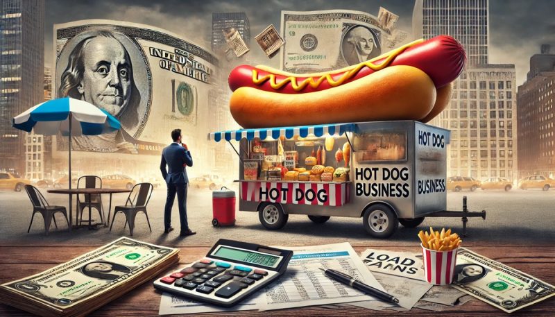 initial investment and the risks of a hot dog business