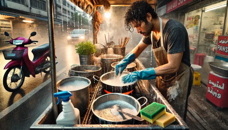 Street Food Clean Up