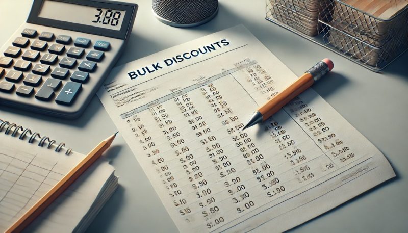 Bulk discounts