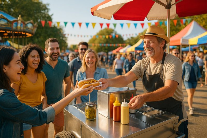 Start a hot dog cart